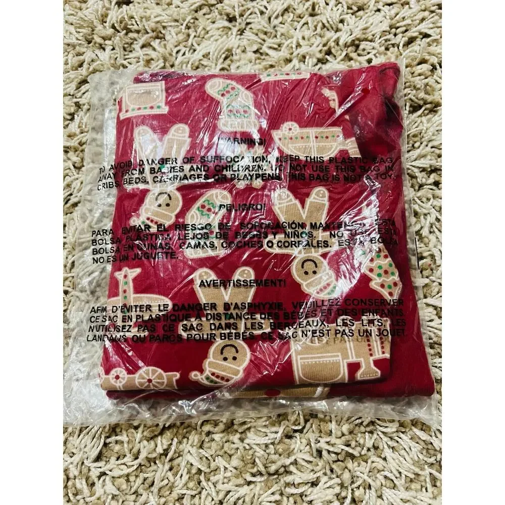 NWT❤️Gymboree Gingerbread Cotton 2-Piece Pajamas sz7